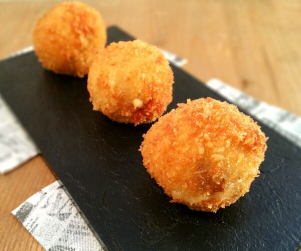 CROQUETAS DE BOLETUS Y FOIE