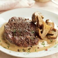 solomillo con boletus