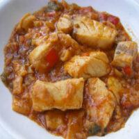 Gazpacho de mero y gambas