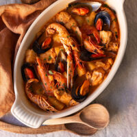 CALDERETA DE MARISCO CON PASTA